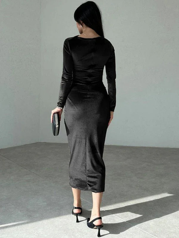 MW-Sylvette 249 midi dress - Magic wolf