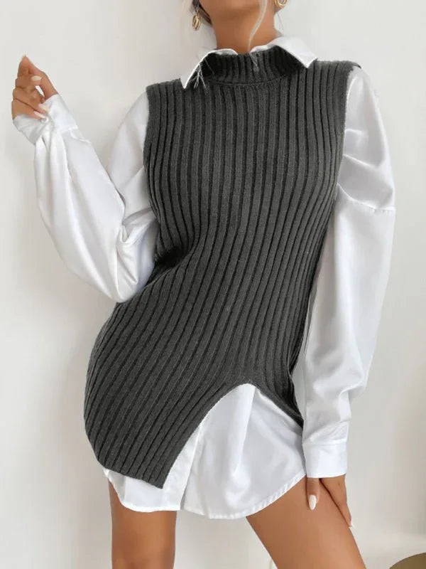 MW-Lunoria 714 Sweater vest - Magic wolf 