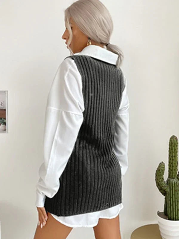 MW-Lunoria 714 Sweater vest - Magic wolf 