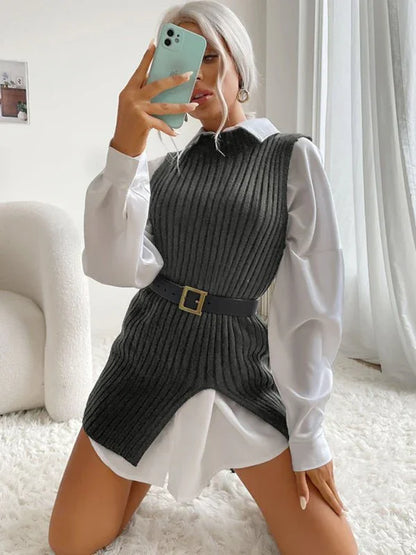 MW-Lunoria 714 Sweater vest - Magic wolf 
