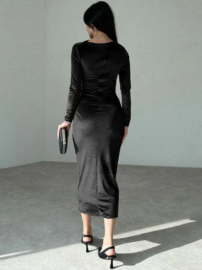 MW-Sylvette 249 midi dress - Magic wolf 