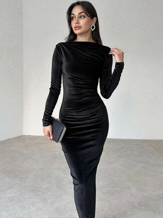 MW-Sylvette 249 midi dress - Magic wolf 