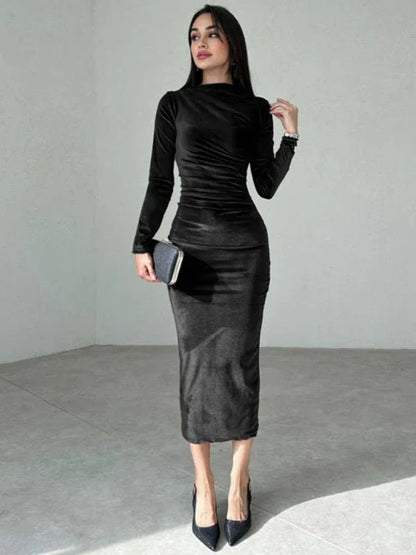 MW-Sylvette 249 midi dress - Magic wolf 